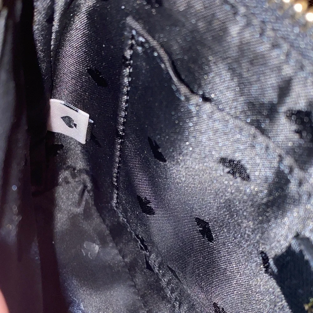 NWOT!! Kate Spade New York Black Flash Glitter Crossbody Bag